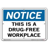 Vestil Notice This Is a Drug-Free Workplace