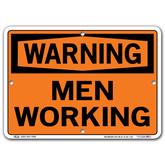 Vestil Warning Men Working