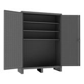 Durham 14 Gauge Cabinet with 3 Shelves and Louvered Panels
