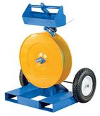 Vestil STRAP-FP Heavy Duty Banding Cart with Fork Pockets C