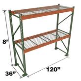 Stromberg Teardrop Storage Rack - 120 in x 36 in x 8 ft