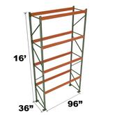 Stromberg Teardrop Storage Rack - Starter Unit without Deck - 96 in x 36 in x 16 ft