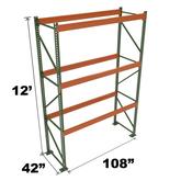 Stromberg Teardrop Storage Rack - Starter Unit without Deck - 108 in x 42 in x 12 ft