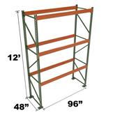 Stromberg Teardrop Storage Rack - Starter Unit without Deck - 96 in x 48 in x 12 ft