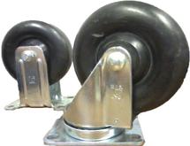 20 Series Casters - 4 Inch Heavy-Duty Plastic