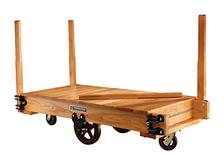 Vestil HWPC Wood Platform Tilting Trucks