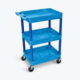 LUXOR Blue Tub Cart - Three Shelves