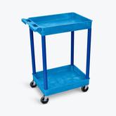 LUXOR Blue Tub Cart - Two Shelves