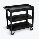 LUXOR 32x18 Cart - Two Flat/One Tub Shelves