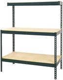 Workbench with Upper & Lower Shelf 48" Width