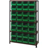 Stromberg Heavy Duty Particle Board Shelving with Bins Model No. PB-32240