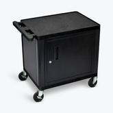 LUXOR AV Cart - 2 Shelves & Cabinet