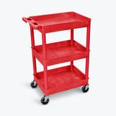 LUXOR Red Tub Cart - Three Shelves