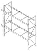 Meco Omaha Selective Structural Pallet Rack