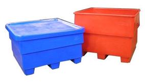 Seamless Plastic Nesting Pallet Containers