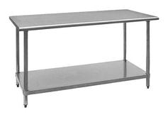 Stainless Steel Work Table with Adjustable Undershelf