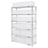 Quantum Stack and Nest Totes Wire Shelving Systems